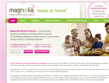 Tablet Screenshot of magnoliamealsathome.com